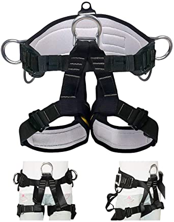 HEEJO Climbing, Safety Safe Seat Belt for Outdoor Tree Climbing, Outward Band Expanding Training Large Size,Climbing Gear