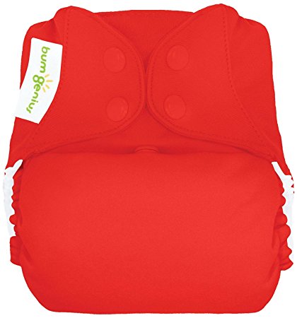 bumGenius Freetime All-In-One One-Size Snap Closure Cloth Diaper (Pepper)