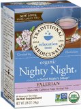 Traditional Medicinals Organic Nighty Night Valerian Tea 16 Tea Bags