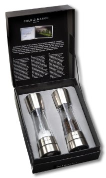 Cole & Mason Derwent Salt and Pepper Mill Set with Gift Box