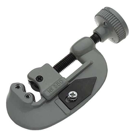 Superior Tool 35236 1-1/8" O.D. Screw-Feed Tubing Cutter (#350)-One and One Eighth Outside Diameter Tubing Cutter for Commerical and Industrial Applications