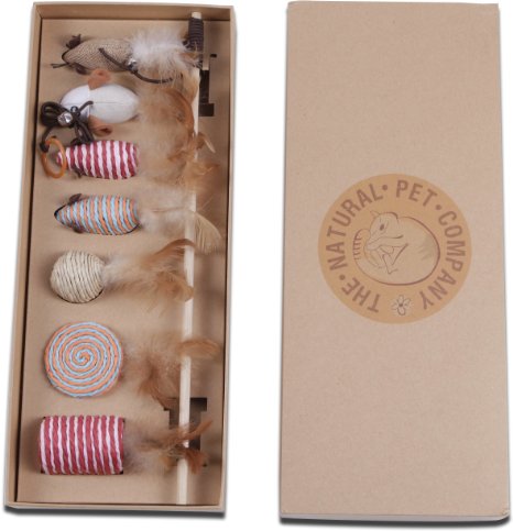 The Natural Pet Company Cat Toys Collection in Gift Box
