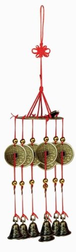 Brass Feng Shui Wind Chime For Home Garden & Car