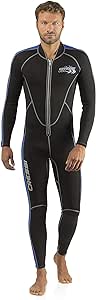 Cressi Men's Full Front Zip Wetsuit for Swimming, Snorkeling, Scuba Diving - Lido Long: Designed in Italy