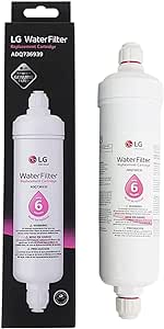 LG ADQ73693901 / ADQ736939 Replacement fridge water filter for LG refrigerators