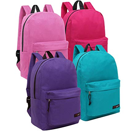 Wholesale 16.5 Inch Backpacks for Girls - Case of 24 MGgear Bulk School Bags