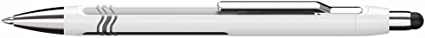 Schneider Slider Epsilon Touch Stylus/Ballpoint Pen, White/Gray Barrel, Blue (138701)