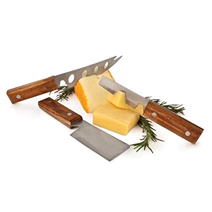 Twine 3411 Rustic Cheese Set, One Size, Brown