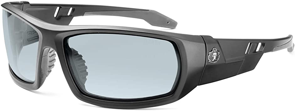 Ergodyne Skullerz Odin Safety Glasses-Matte Black, Anti Fog In/Outdoor Lens