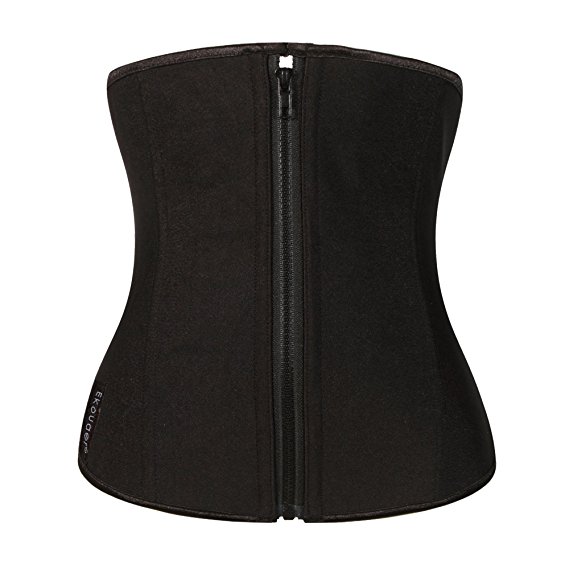 Ekouaer Latex Waist Trainer Women's Underbust Corset Shape Vest