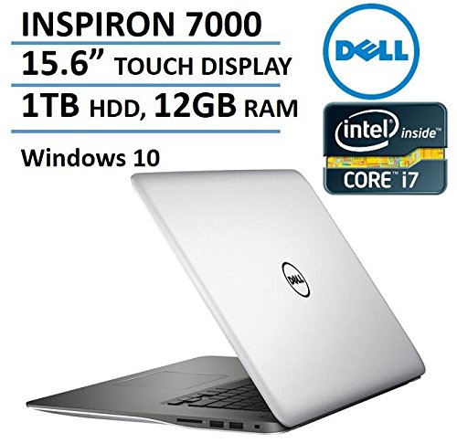 Dell Inspiron 15 7000 Series High Performance Touchscreen Laptop 2016 Flagship Edition, Intel Core i7-5500U 3GHz, 12GB Ram, 1TB HDD, Backlit Keyboard, HDMI, 802.11AC WiFi, Webcam, Windows 10