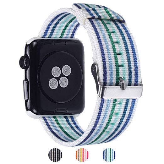 Pantheon Compatible Apple Watch Band 42mm 44mm Nylon - Compatible iWatch Bands/Strap for Women or Men Fits Series 4 3 2 5