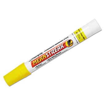 Sharpie Mean Streak Marking Stick, Broad Tip, Yellow