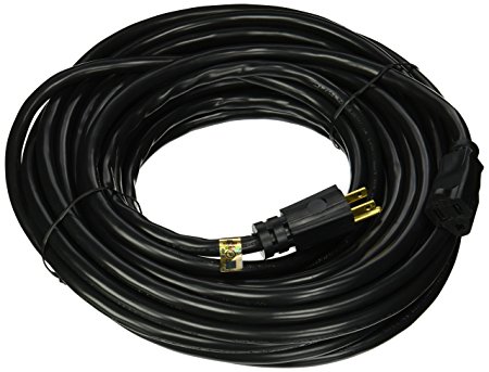 Monoprice 50ft 12AWG Power Extension Cord Cable, 15A (NEMA 5-15P to NEMA 5-15R)