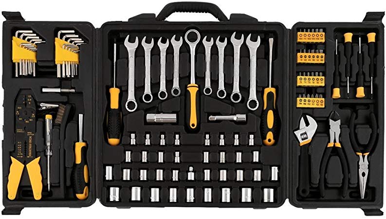 neudas 108 Piece Tool Kit Household Tool Set for House Everyday Basic Minor Repairs