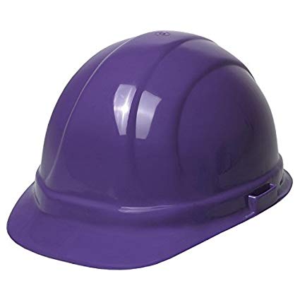 ERB 19988 Omega II Cap Style Hard Hat with Mega Ratchet, Purple