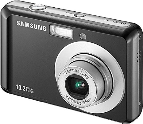 Samsung SL30 10MP Digital Camera with 3x Optical Zoom and 2.5 inch LCD (Black)