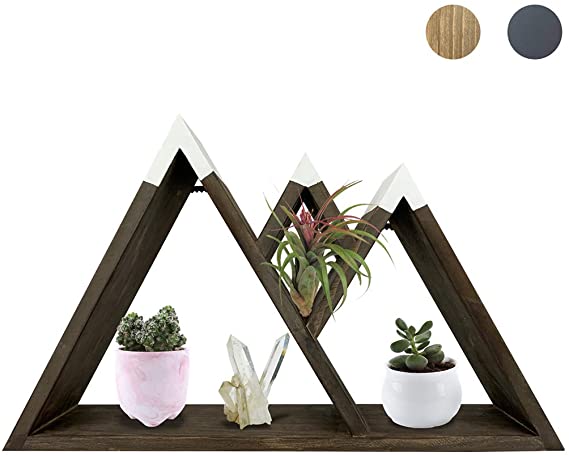 Majestic Floating Mountain Shelf - Cabin Decor Mountain Art, Mountain Wall Decor & Mountain Decor - The Perfect Woodland Nursery Decor, Bedroom Decor & Rustic Decor Shelves for Wall | DASH