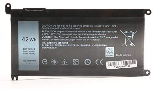 WDX0R Laptop Battery for dell Inspiron 15 5565 5567 5568 5578 7560 7570 7579 7569 13 5368 5378 7368 7378 17 5765 5767 5770 Series Notebook Battery Fits 3CRH3 T2JX4 FC92N CYMGM