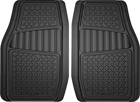 Armor All 78830 2-Piece Black All Season Truck/SUV Rubber Floor Mat