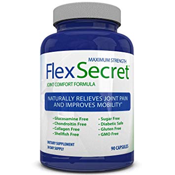Maximum Strength Flex Secret ~ Joint Pain Relief ~ Best Joint Health Supplements for Men and Women