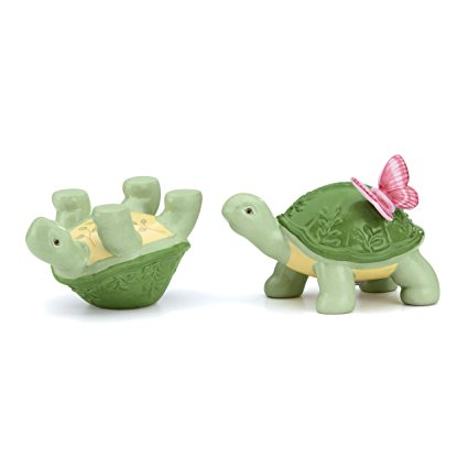 Lenox Butterfly Meadow Figural Turtle Salt and Pepper Set