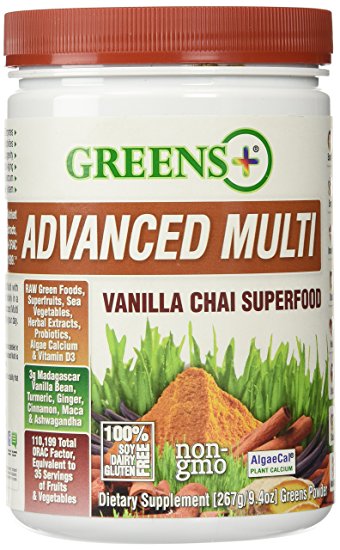 Greens Plus - Greens  Advanced Multi Vanilla Chai, 9.4 oz powder