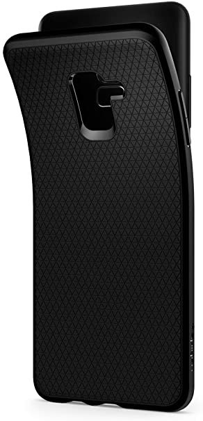 Spigen Liquid Air Armor Designed for Samsung Galaxy A8 Plus Case (2018) - Matte Black