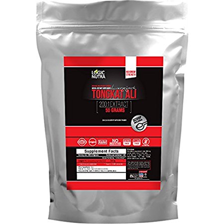 New Maximum Strength Pure Longjack 200:1 Powder, 50g ( (Tongkat Ali) Compare and see best price for the Best quality (50 Grams)