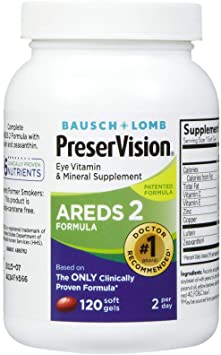 PreserVision AREDS 2 Vitamin & Mineral Supplement, Soft Gels 120 ea