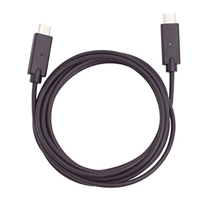 TouchTonic USB-C Cable - Extended 2m USB Version 3.1 Type C Male to Male Charging and Data Transfer Cord (Works with New Macbook, Google Pixel & More)