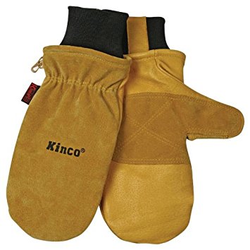 Kinco 901T Heatkeep Thermal Lining Premium Pigskin Leather Mitt, Work, Gloves, Small