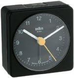 Braun BNC002BKBK Classic Analog Quartz Alarm Clock