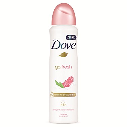 Dove Go Fresh Pomegranate & Lemon Verbena Deodorant Spray 150 ml / 5 oz (6-Pack)