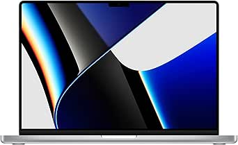 2021 Apple MacBook (16", Apple M1 Pro Chip mit 10 -Core CPU und 16‑Core GPU, 16 GB RAM, 512 GB SSD) - Silber