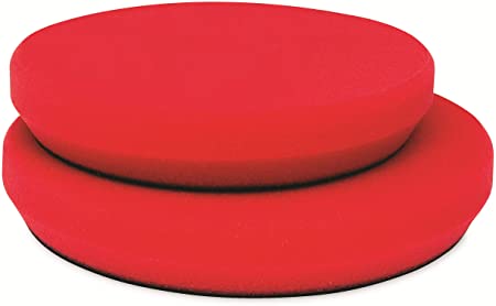 Griot's Garage 10624 6" 6.5" Red Foam Waxing Pads (Set of 2)