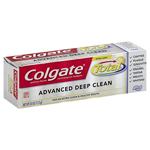 Colgate Total Advanced Deep Clean Toothpaste, 4 Ounce (Pack of 6)