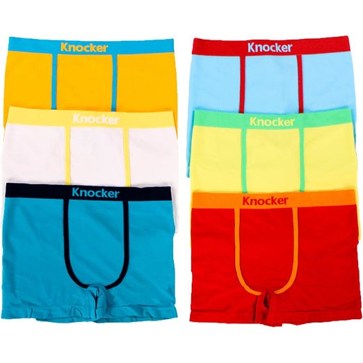Knocker 6 Men's Seamless Boxer Briefs Underwear