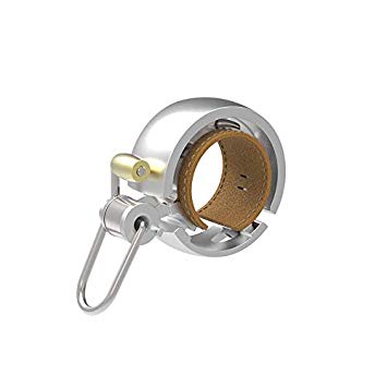 Knog Oi Bike Bell - Original & Luxe Styles, Built in Cable-Clip, Adult/Youth Bicycle Bell (Black, Copper, Brass, Aluminum)