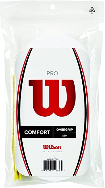 Wilson Pro Overgrip Comfort 30 Pack - White