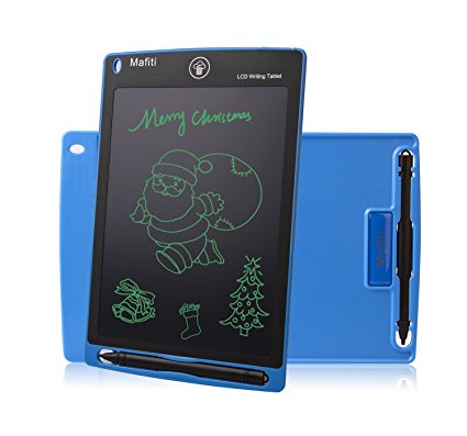 Doodle Pad LCD Writing Tablet - Mafiti 8.5 Inch Electronic Graphic Drawing Board Portable eWriter gifts for Kids Home Message Office Memo Whiteboard Blue