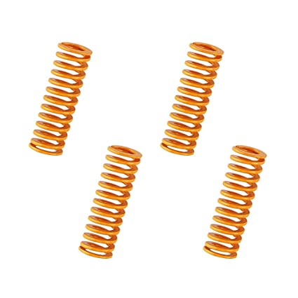 Creality Official 4 Pieces 25mm Bed Spring 3D Printer Compression Mould Die Spring for Ender 3 S1 / 3 S1 Pro / 3 S1 Plus/Ender-5 Pro / 5 Plus/CR-10S Pro V2 / Sermoon D1