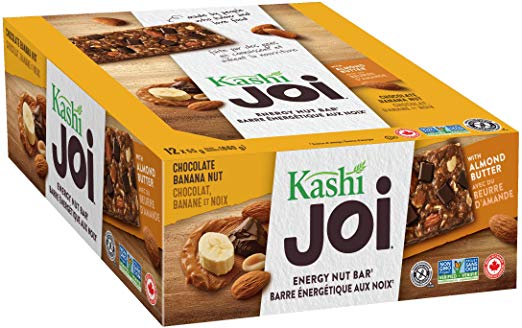 Kashi joi Chocolate Banana Nut Energy Nut Bars, 55g, 12 Bars