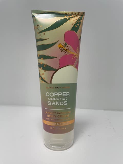 Bath and Body Works Copper Coconut Sands Ultimate Hydration Body Cream 8 Ounce Full Size