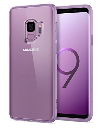 Spigen Ultra Hybrid Galaxy S9 Case with Air Cushion Technology and Clear Hybrid Drop Protection for Samsung Galaxy S9 (2018) - Lilac Purple