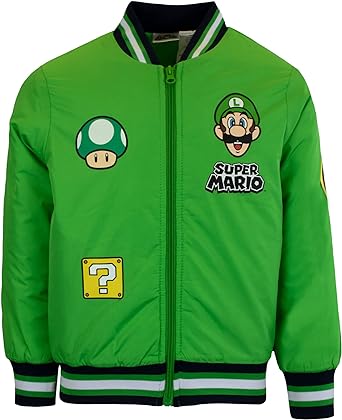 Nintendo Super Mario Bomber Jacket, Mario and Luigi Bomber Jacket