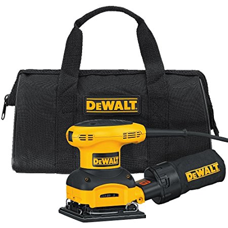 DEWALT D26441K 2.4-AMP Orbital 1/4-Sheet Sander with Cloth Dust Bag