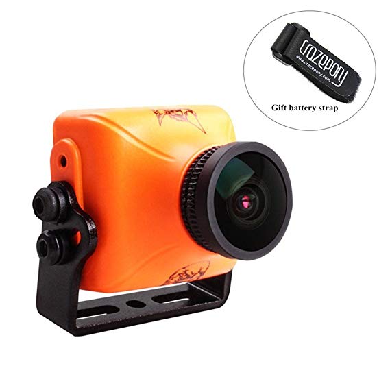 RunCam Eagle 2 Pro FPV Camera 800TVL 2.1mm FOV 170 DC 5-36V Integrated MIC Global WDR OSD Audio CMOS 16:9 4:3 Switchable for Racing Drone Multicopter Orange by Crazepony