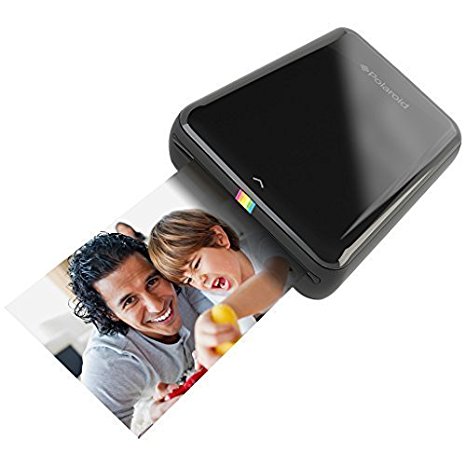 Polaroid ZIP Mobile Printer w/ZINK Zero Ink Printing Technology - Compatible w/iOS & Android Devices - Black