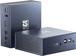 Mini PC Intel 12th Gen N95(up to 3.40Ghz) 8GB DDR4 256GB M.2 SSD Mini Desktop Computer Windows 11 Pro Mini Computers Support 4K Dual Display/BT 4.2/ WiFi 5/USB 3.0/ Auto Power On